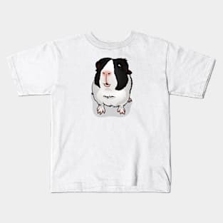 Black Dutch Guinea Pig Kids T-Shirt